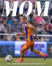 Load image into Gallery viewer, 【SPL MD2 vs Hougang United FC】Man of the Match (MOM) JERSEY【#6 Yuma Tsuzurabara】